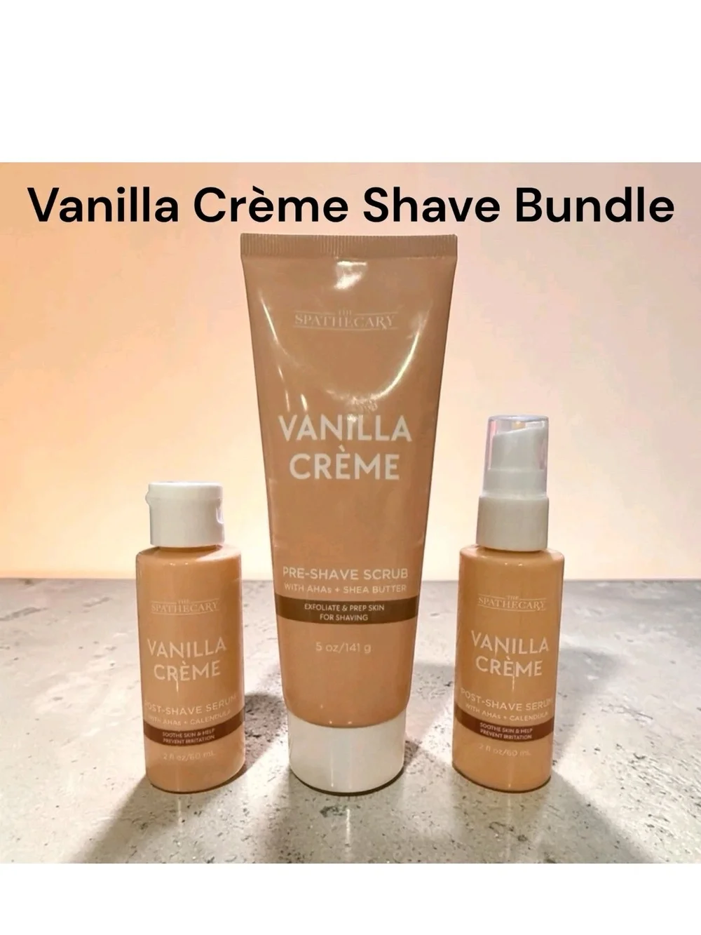 Vanilla Crème Shave Bundle - The Spa Thèrcary